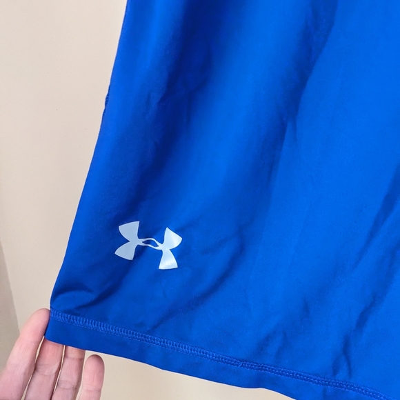 Under Armour Shorts Blue Mens Sz L tall - Picture 2 of 5